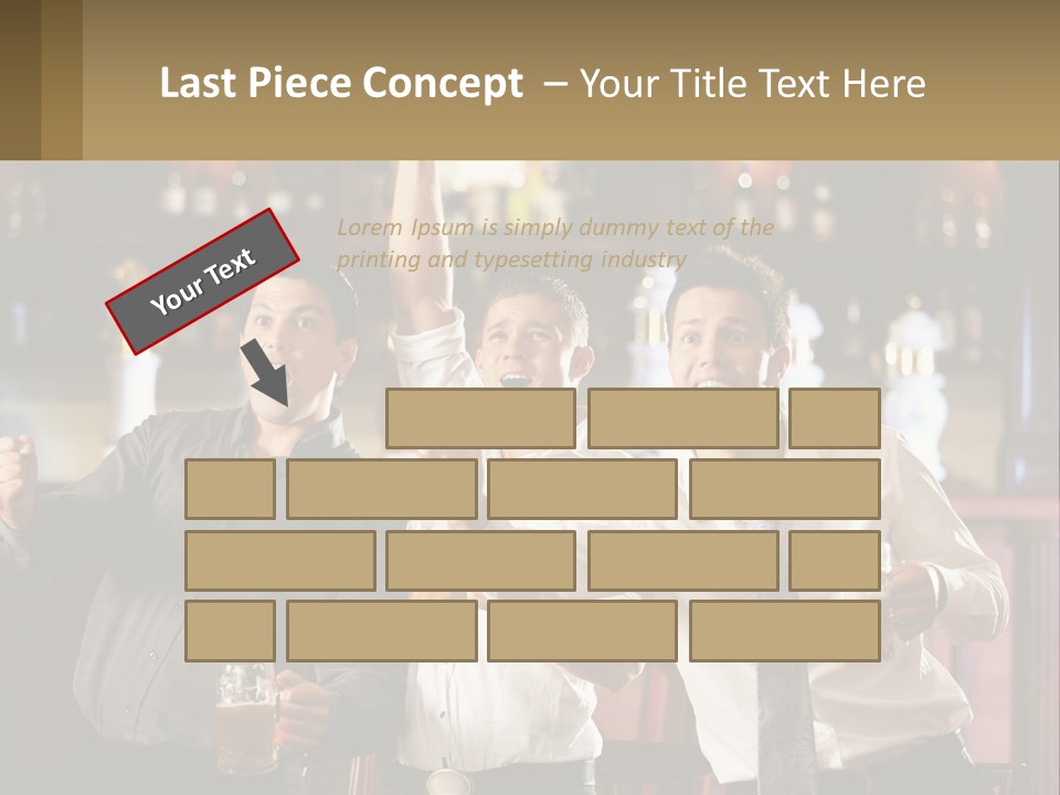 Sad Sunrise Standing PowerPoint Template