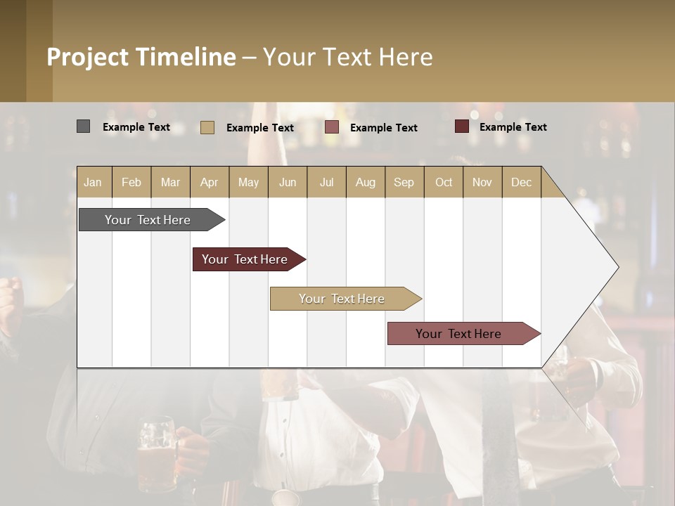 Sad Sunrise Standing PowerPoint Template