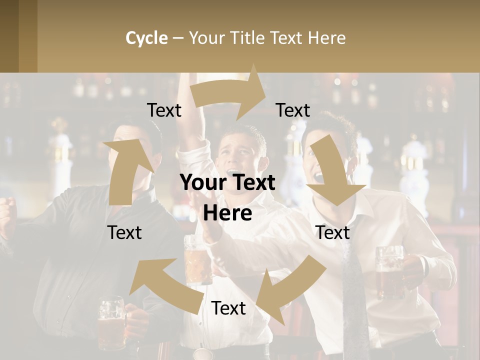 Sad Sunrise Standing PowerPoint Template