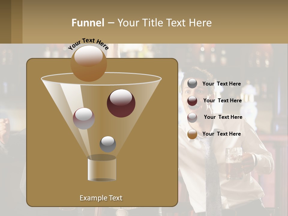 Sad Sunrise Standing PowerPoint Template
