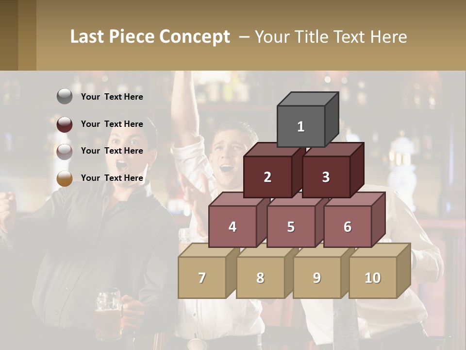 Sad Sunrise Standing PowerPoint Template