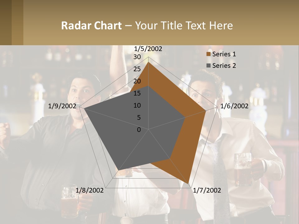 Sad Sunrise Standing PowerPoint Template