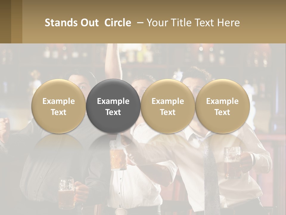 Sad Sunrise Standing PowerPoint Template