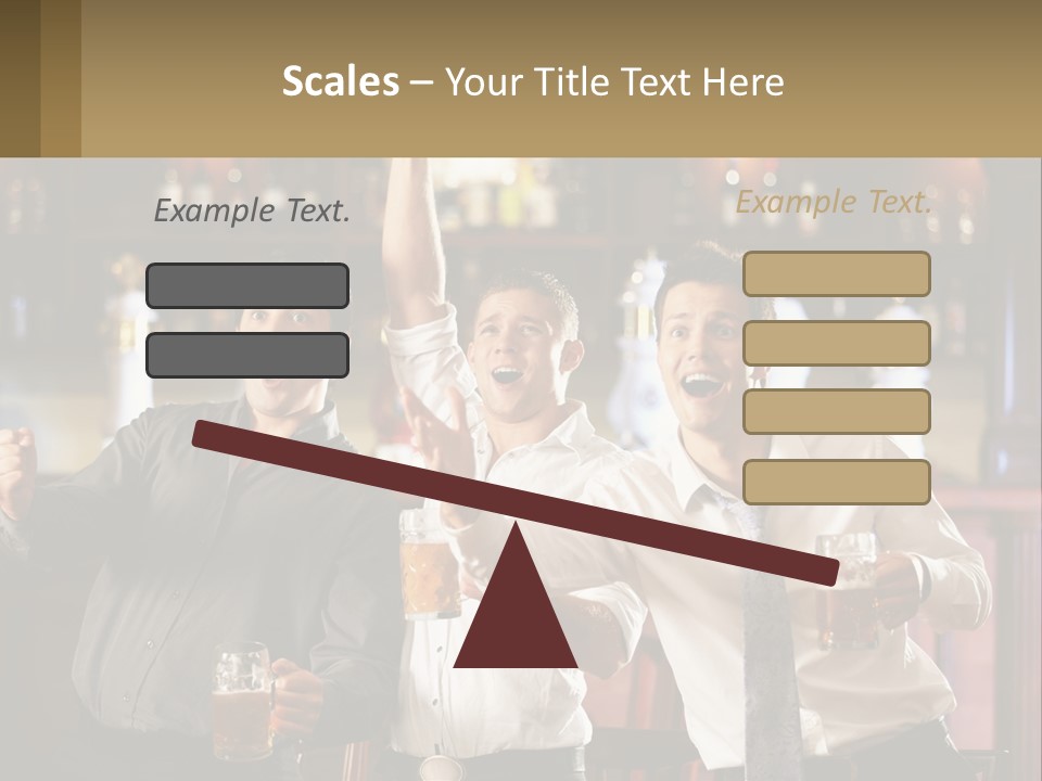 Sad Sunrise Standing PowerPoint Template