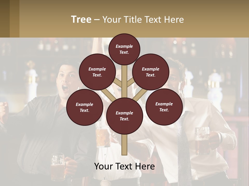 Sad Sunrise Standing PowerPoint Template
