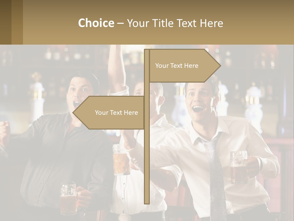 Sad Sunrise Standing PowerPoint Template