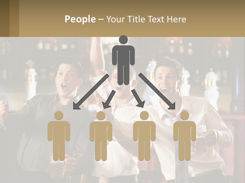 Sad Sunrise Standing PowerPoint Template