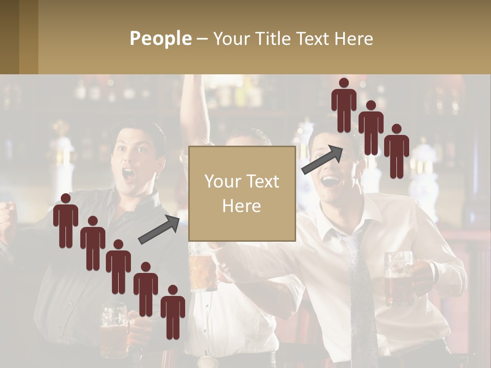 Sad Sunrise Standing PowerPoint Template