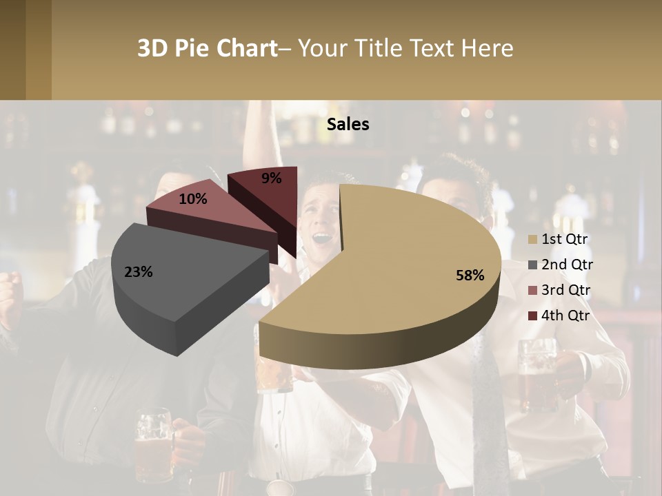 Sad Sunrise Standing PowerPoint Template
