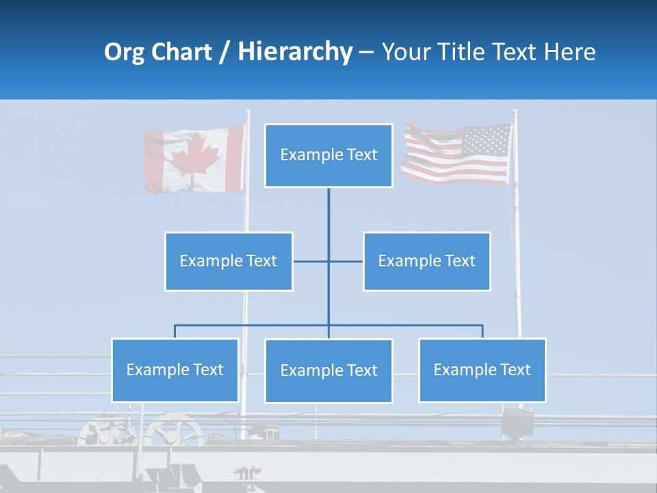 Portrait Caucasian Ocean PowerPoint Template