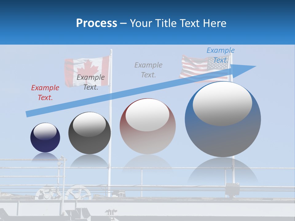 Portrait Caucasian Ocean PowerPoint Template