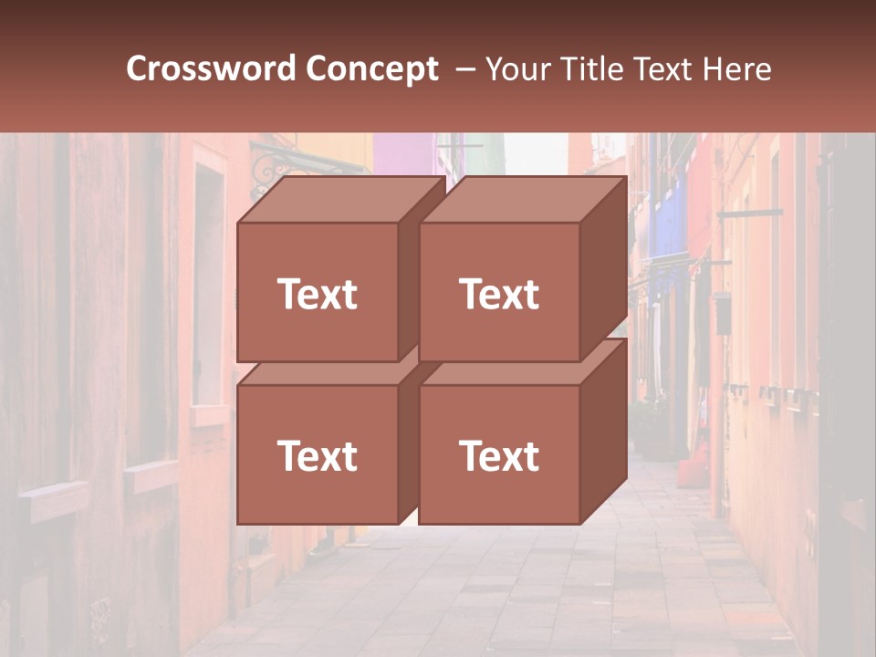 Woman Sunset White PowerPoint Template
