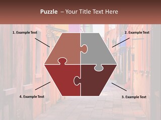 Woman Sunset White PowerPoint Template