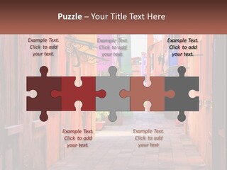 Woman Sunset White PowerPoint Template