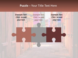 Woman Sunset White PowerPoint Template