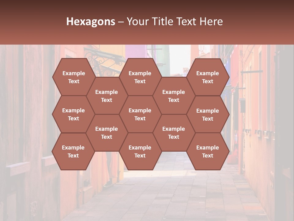 Woman Sunset White PowerPoint Template