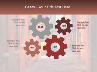 Woman Sunset White PowerPoint Template