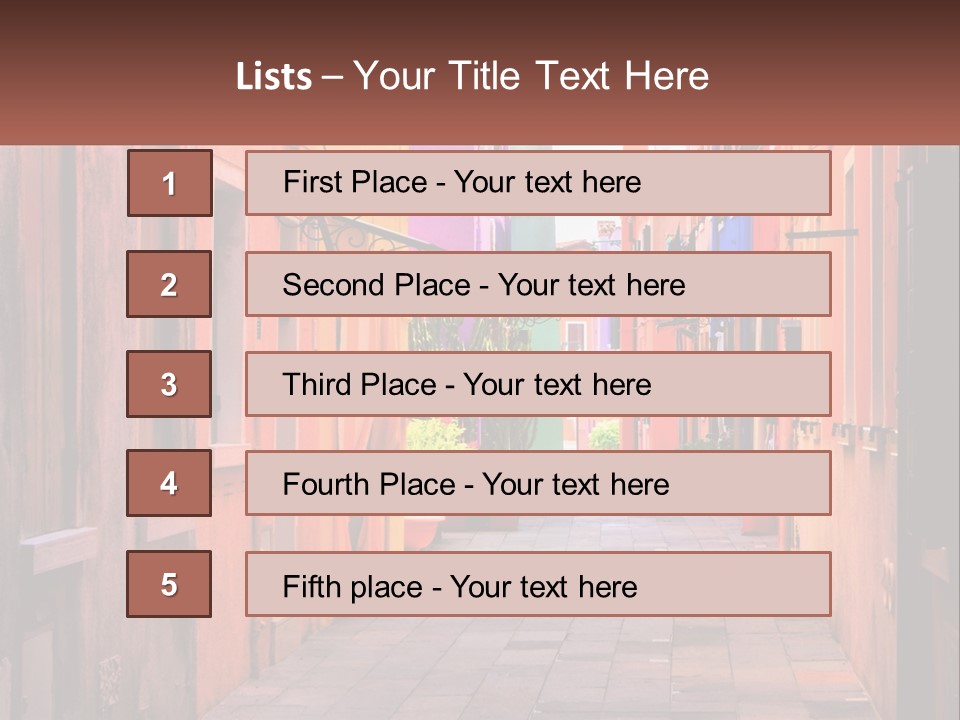Woman Sunset White PowerPoint Template