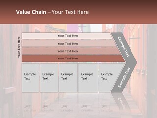 Woman Sunset White PowerPoint Template