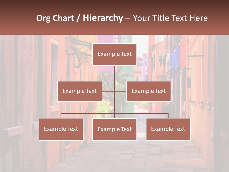 Woman Sunset White PowerPoint Template