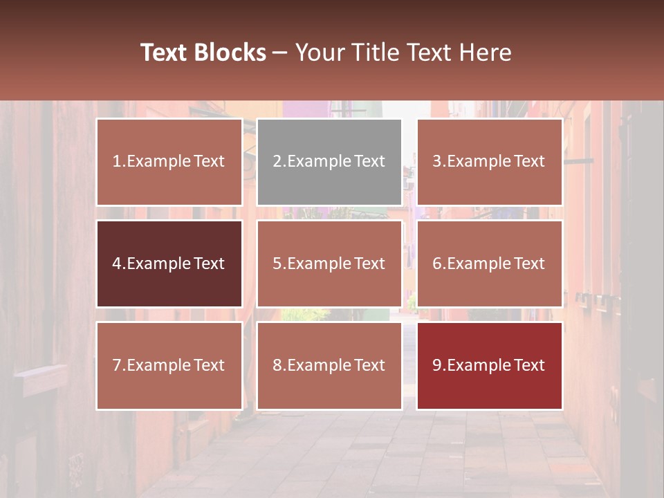 Woman Sunset White PowerPoint Template