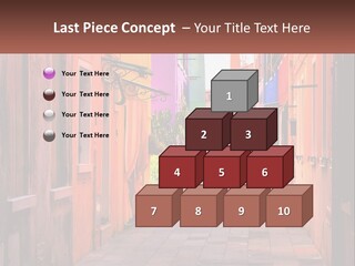 Woman Sunset White PowerPoint Template