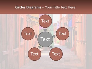 Woman Sunset White PowerPoint Template