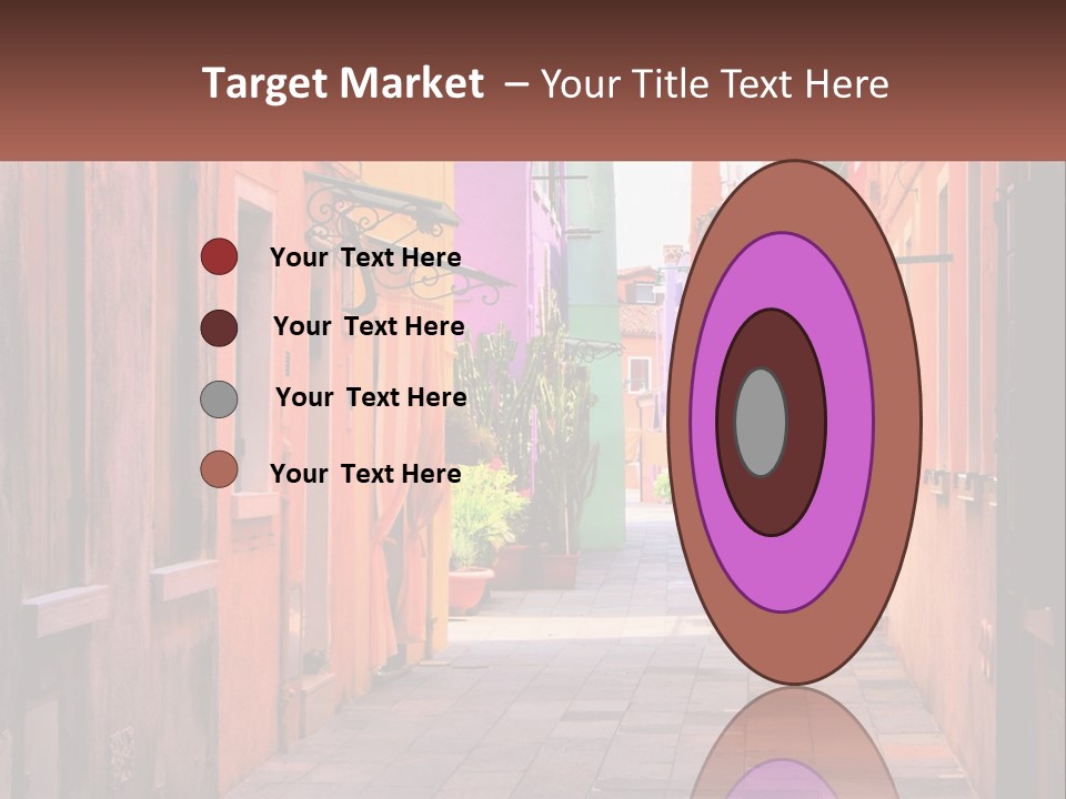 Woman Sunset White PowerPoint Template