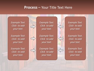 Woman Sunset White PowerPoint Template