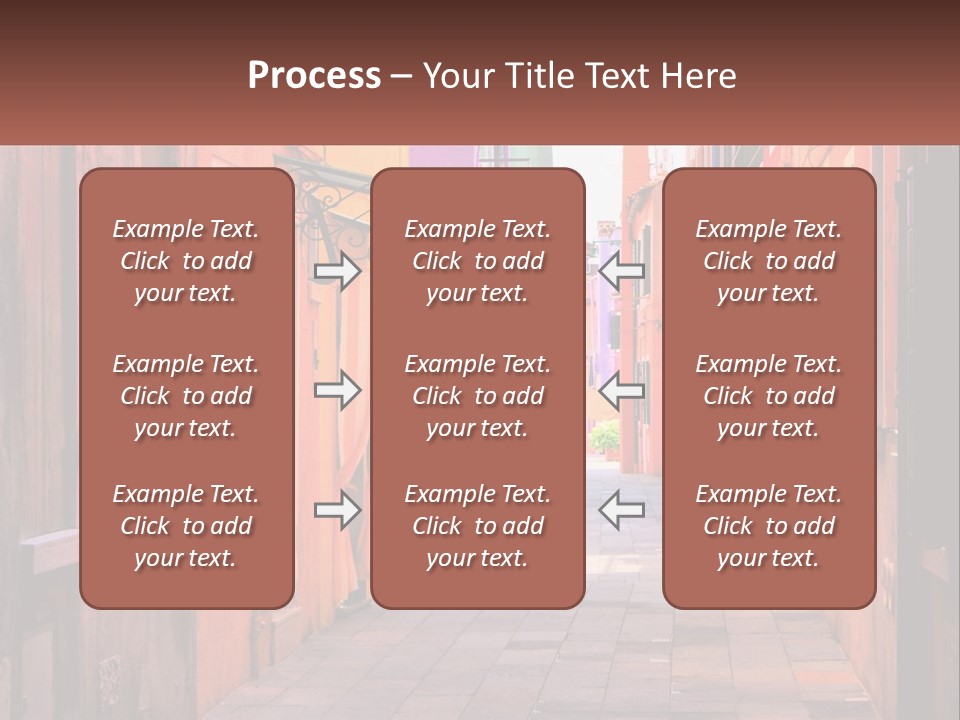 Woman Sunset White PowerPoint Template