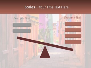 Woman Sunset White PowerPoint Template