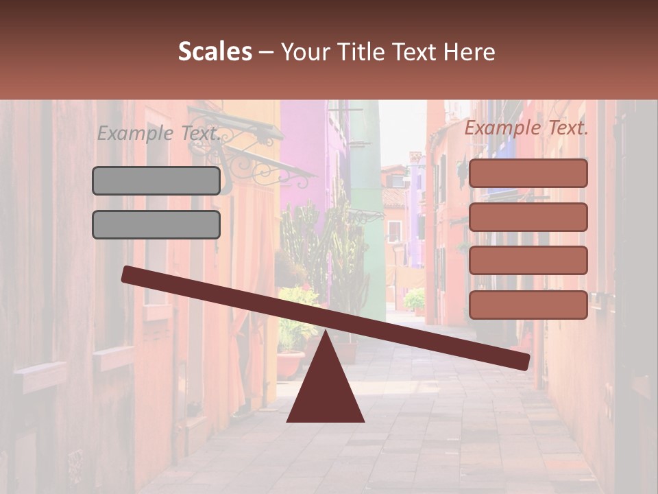 Woman Sunset White PowerPoint Template