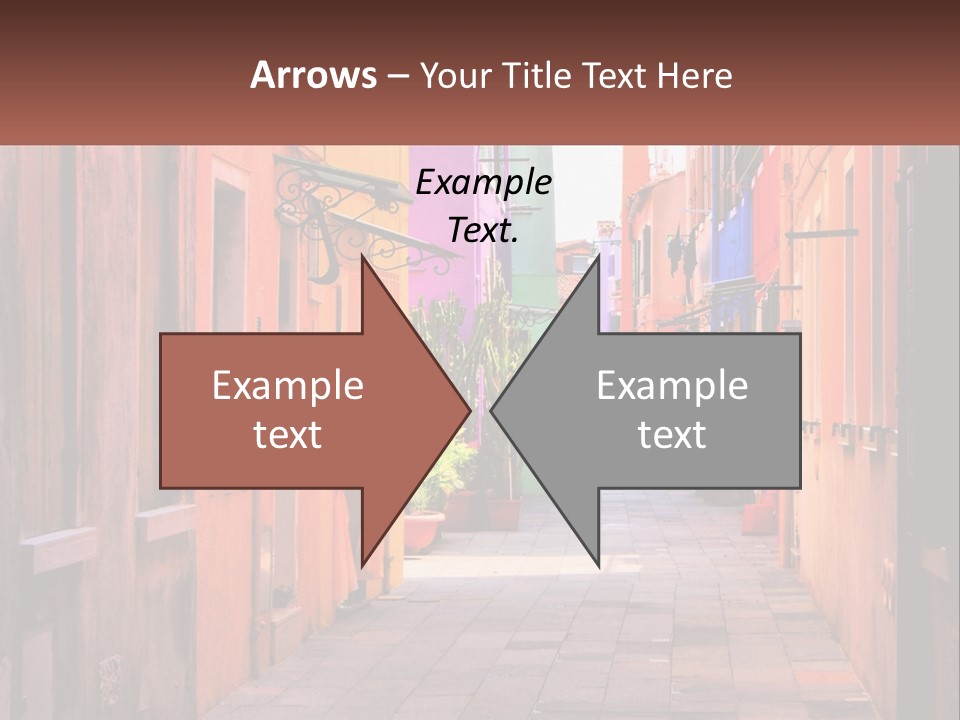 Woman Sunset White PowerPoint Template