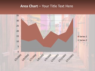 Woman Sunset White PowerPoint Template