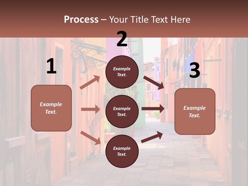 Woman Sunset White PowerPoint Template