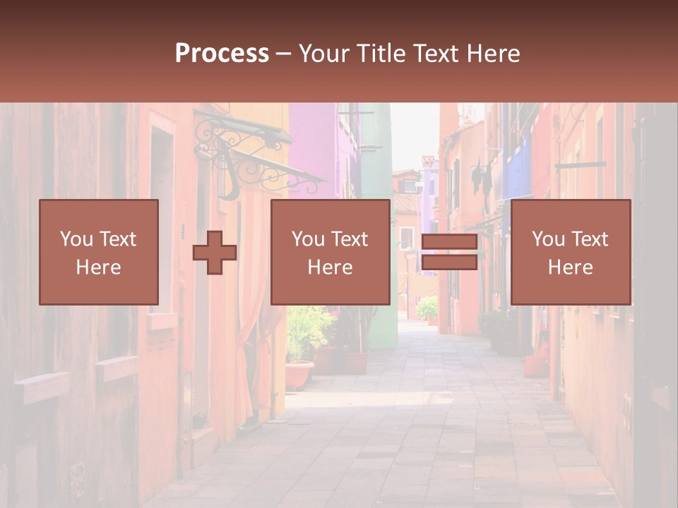 Woman Sunset White PowerPoint Template