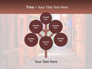 Woman Sunset White PowerPoint Template