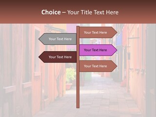 Woman Sunset White PowerPoint Template