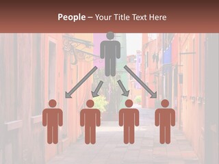 Woman Sunset White PowerPoint Template