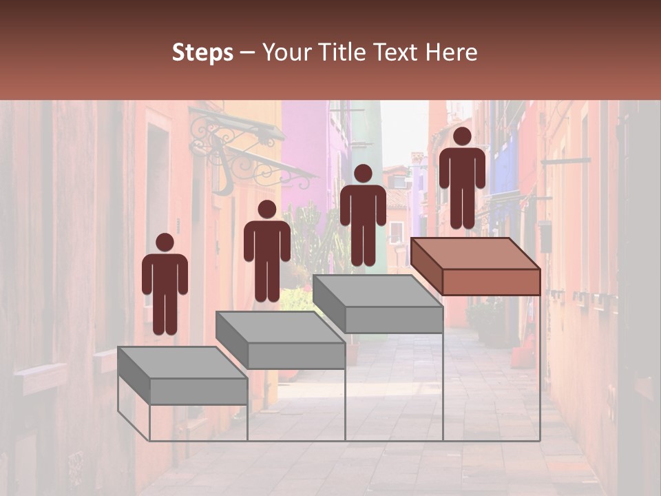 Woman Sunset White PowerPoint Template