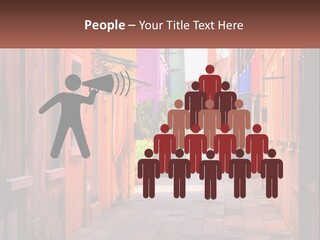 Woman Sunset White PowerPoint Template