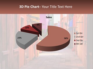 Woman Sunset White PowerPoint Template