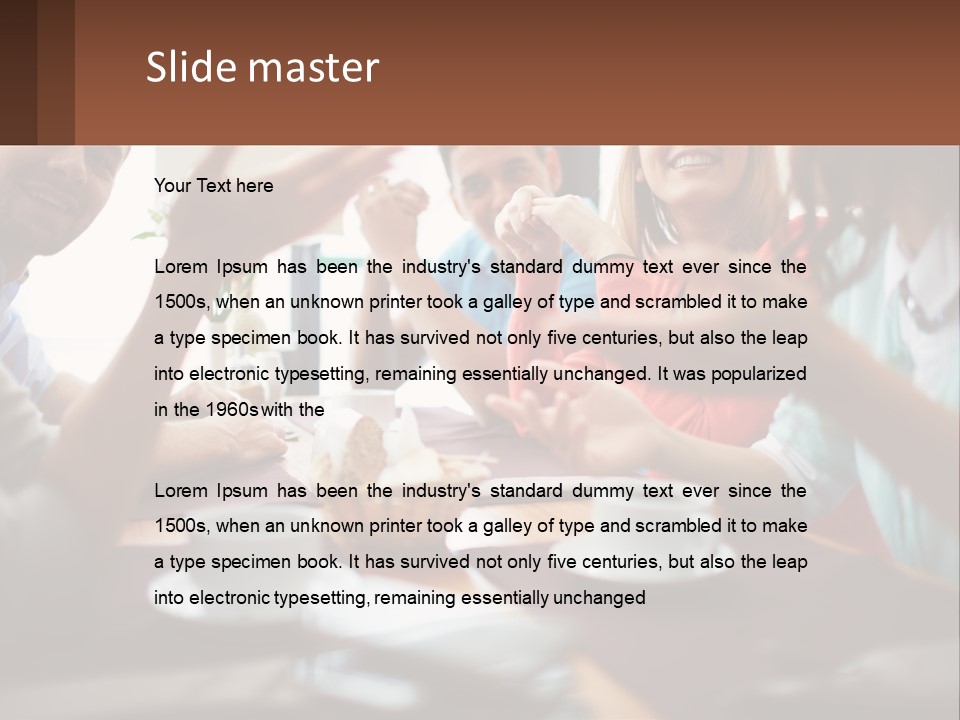 Sunset Woman White PowerPoint Template