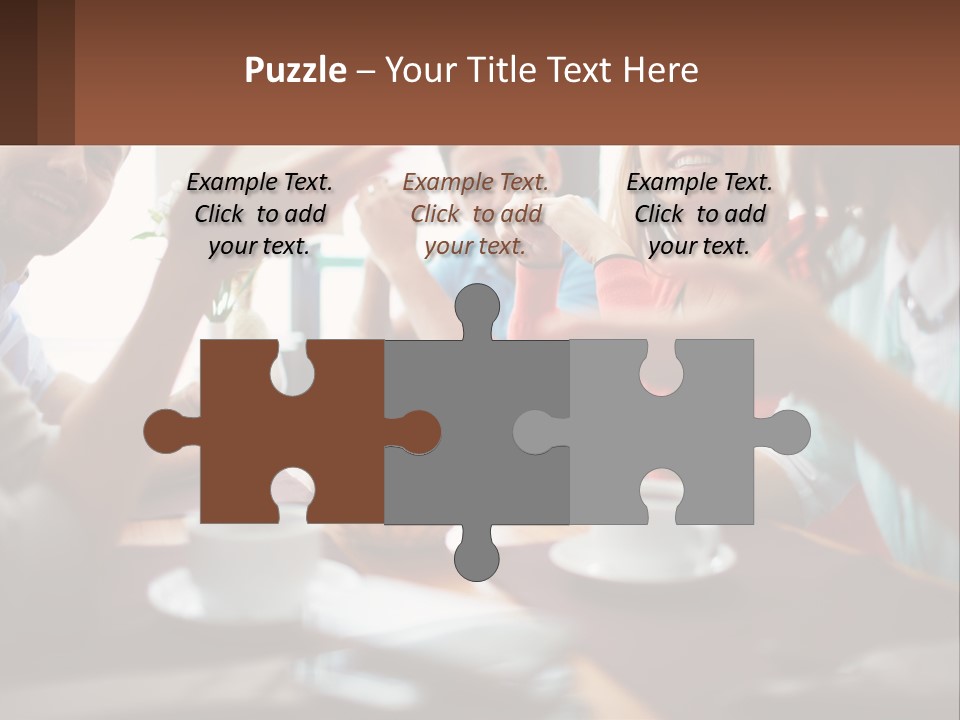 Sunset Woman White PowerPoint Template