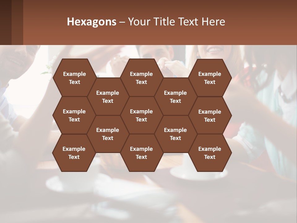 Sunset Woman White PowerPoint Template