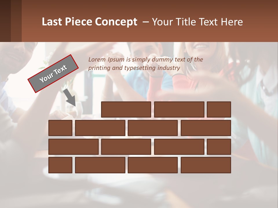 Sunset Woman White PowerPoint Template