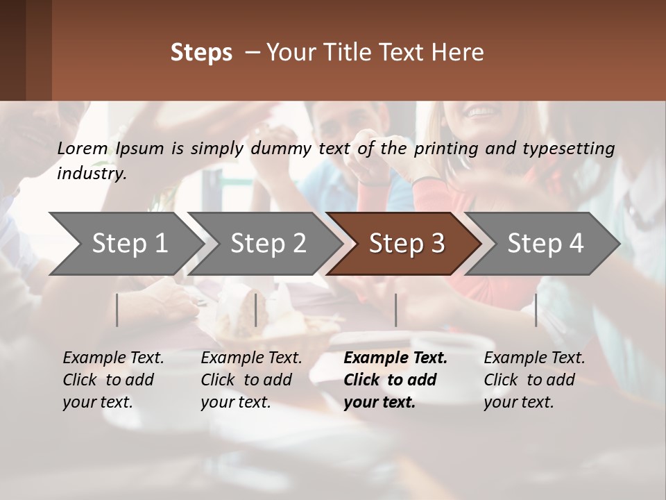 Sunset Woman White PowerPoint Template