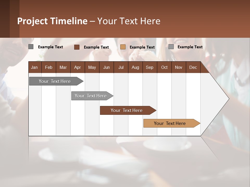 Sunset Woman White PowerPoint Template