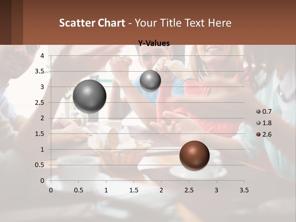 Sunset Woman White PowerPoint Template