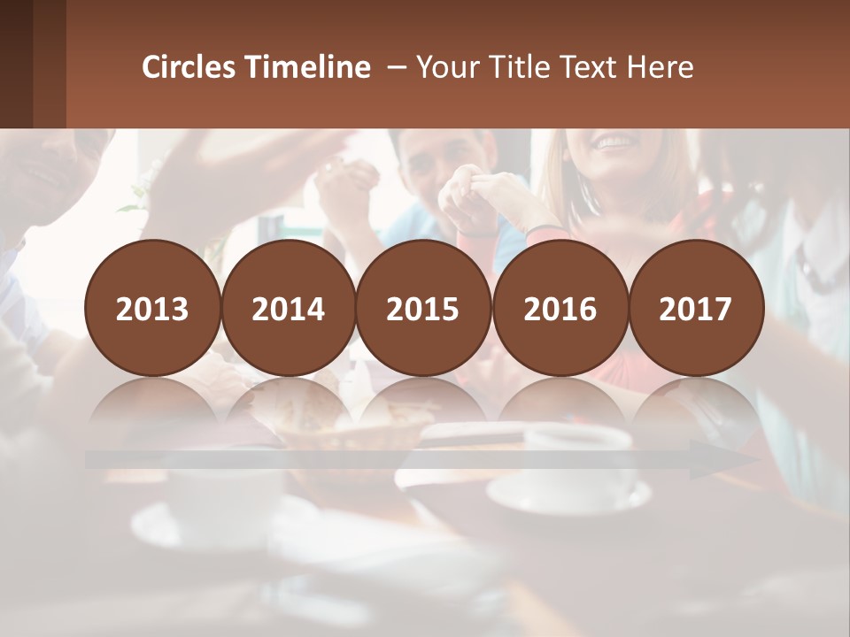 Sunset Woman White PowerPoint Template